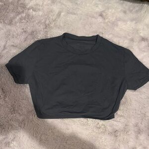 SKIMS Charcoal Gray Crop Top